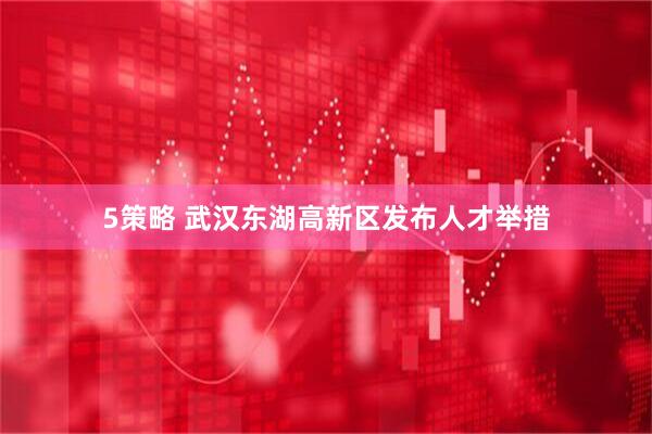 5策略 武汉东湖高新区发布人才举措
